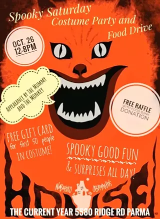 SPOOKY SATURDAY COSTUME PARTY AND FOOD DRIVE