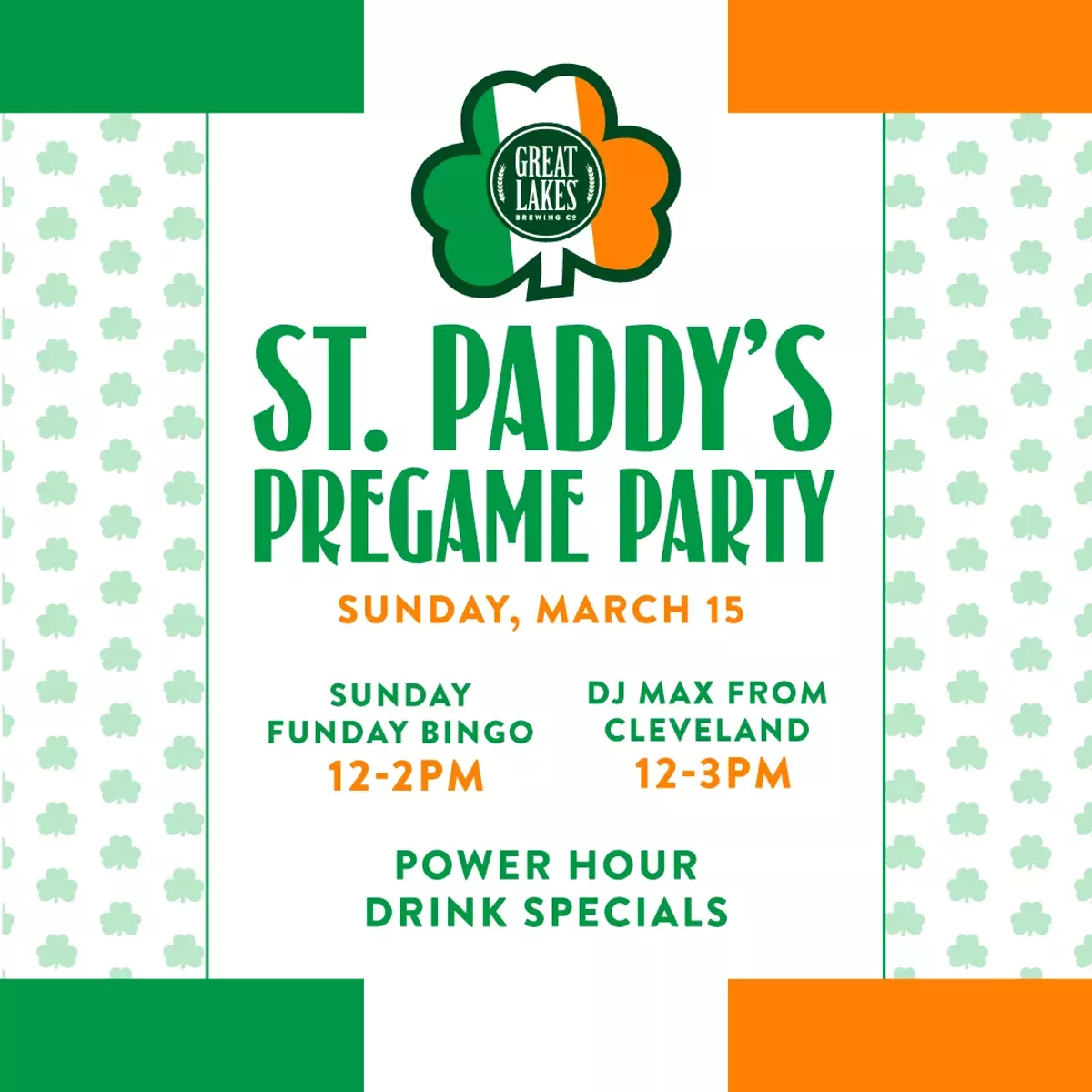 St. Paddy's Pregame Party at Great Lakes Brewing Co.