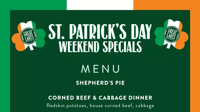 Image: St. Patrick's Day Weekend Special Menu