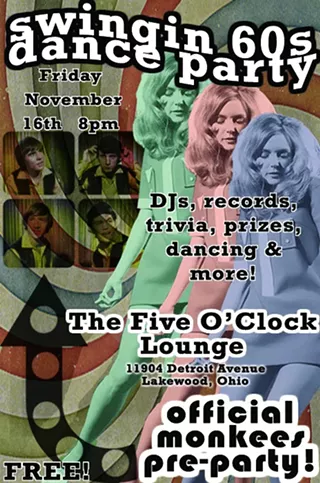 Image: Swingin 60s Dance Party: Official Monkees Pre-Party!