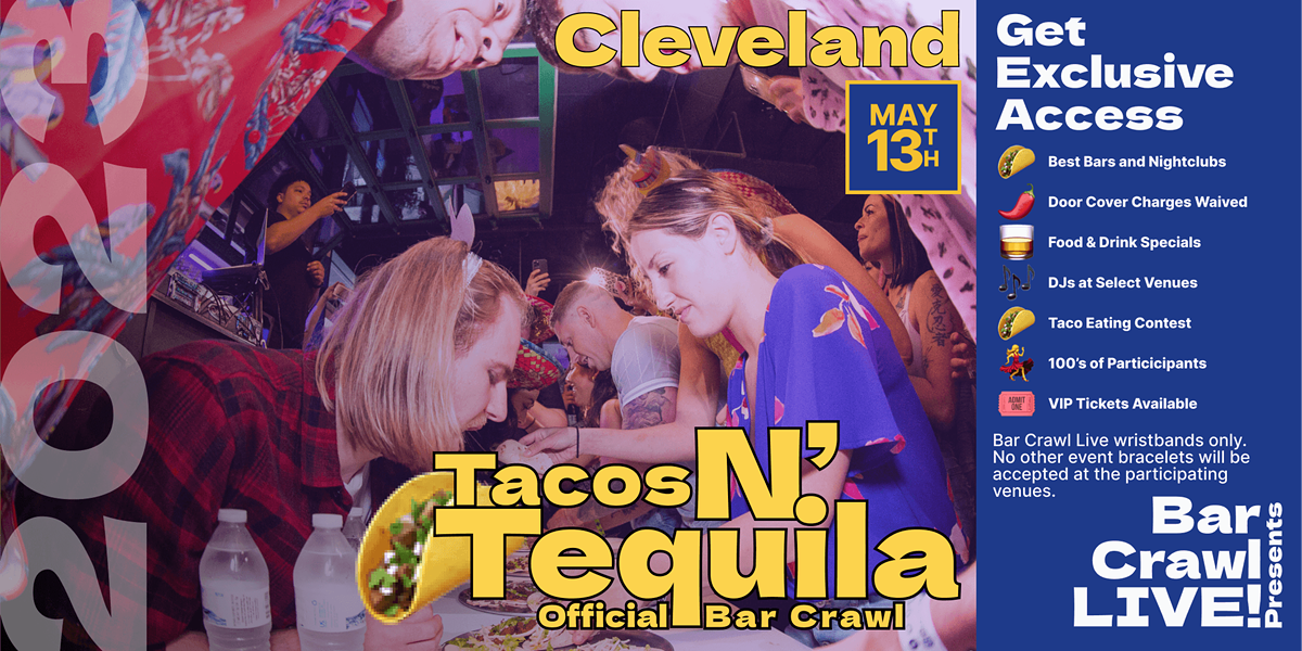 Tacos N' Tequila Bar Crawl 2023