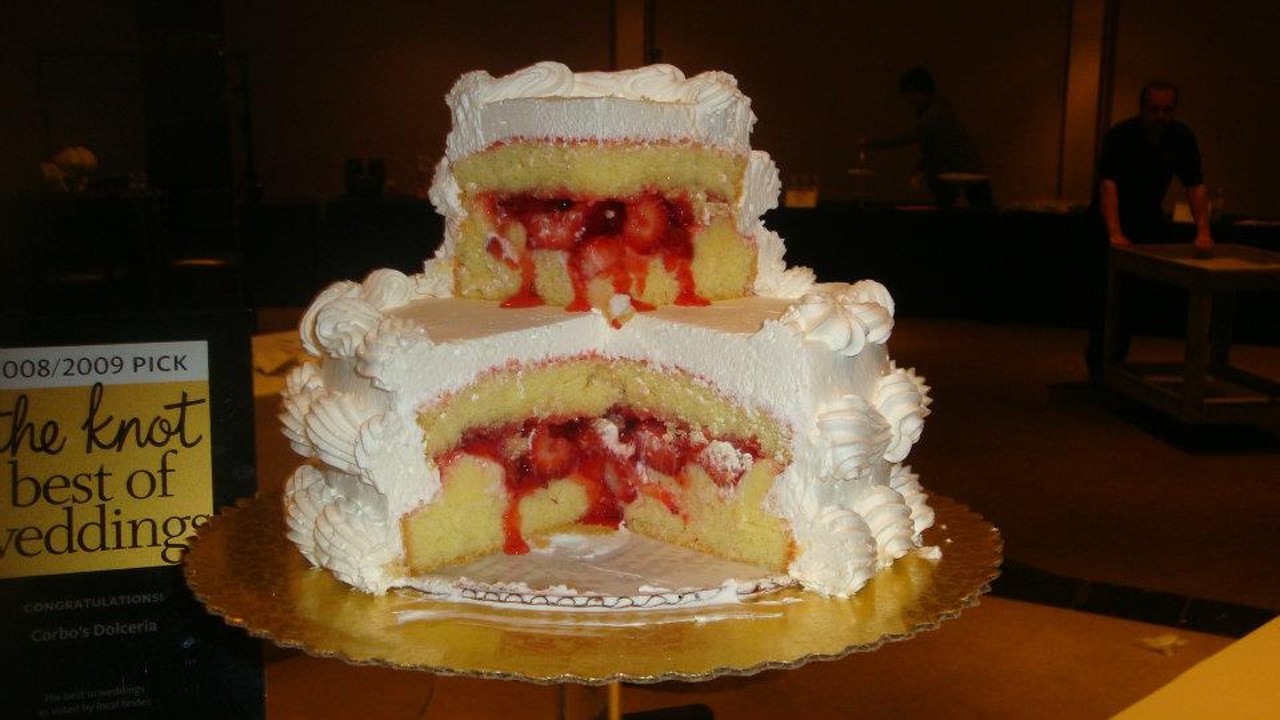 Cassata Cake 
What: The decadently sweet cake that received the Cleveland treatment
Why: Cleveland pastry chefs put a local spin on this classic by swapping out ricotta and candied fruit for custard and strawberry filling
Photo via Corbo&#146;s Bakery/Facebook