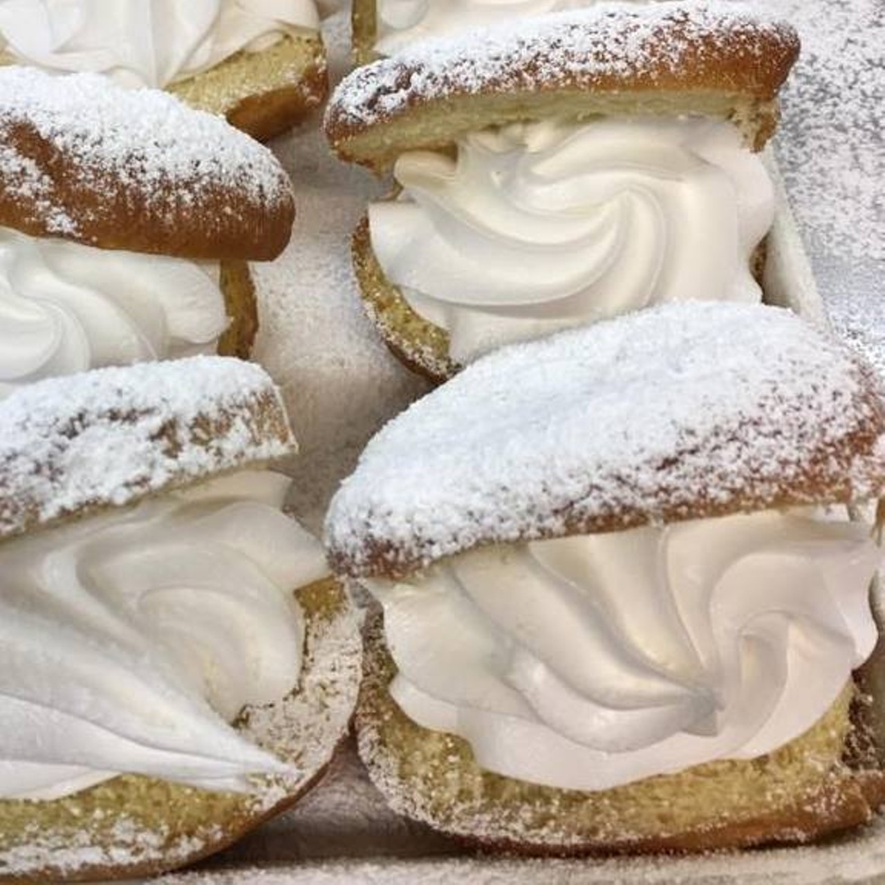 Paczki 
What: The deep-fried, jam-filled, doughnut-like Polish pastries
Why: The pre-Lent Paczki Day celebration is Cleveland's favorite way to exalt our temptations before we give up everything fun
Photo via Samosky&#146;s Home Bakery/Facebook