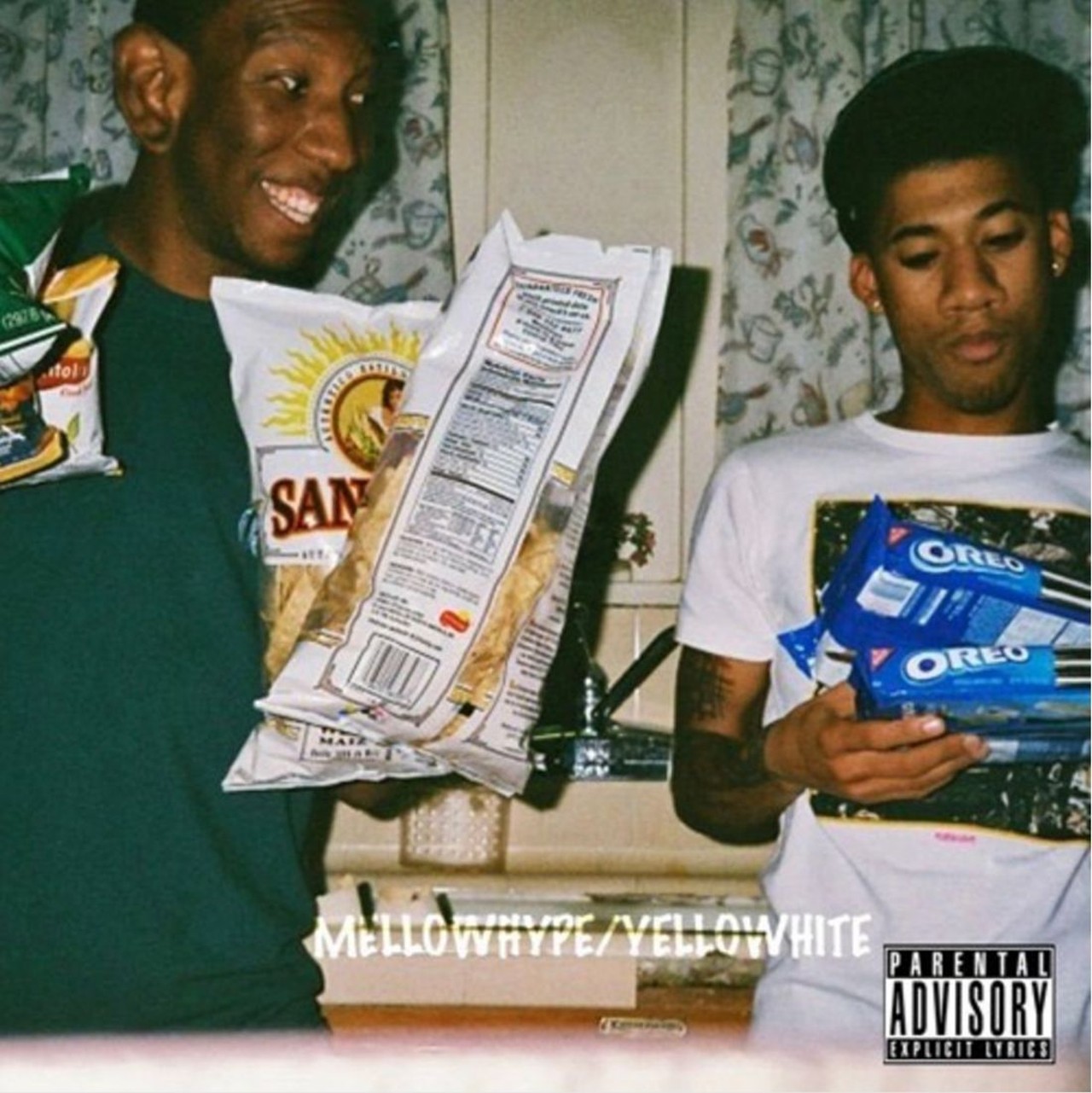  "Rasta," by MellowHype ft. Tyler the Creator
The members of Odd Future may all be currently working on separate things, but there was one time when ringleader Tyler the Creator threw Cleveland a quick shoutout on this Mellowhype track. "My n**** Brain Leftin', O-high like Cleveland."     
Yellowhite album art