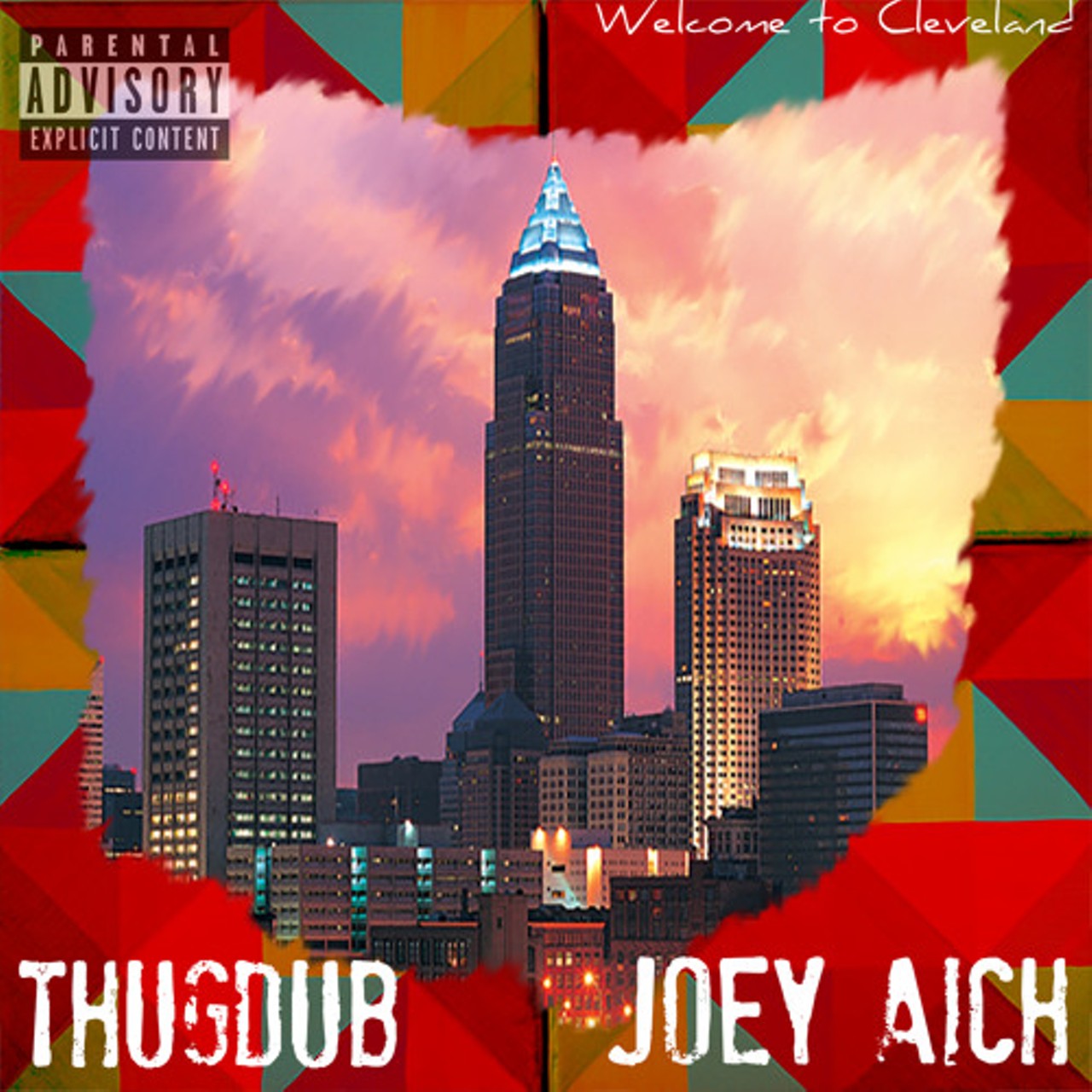  "Welcome to Cleveland" by ThugDub ft. Joey Aich  
"Straight from South Carolina to Cleveland," ThugDub announces on this track. He brings boom bap style with him from the East Coast to the Midwest. 
"Welcome to Cleveland" album art