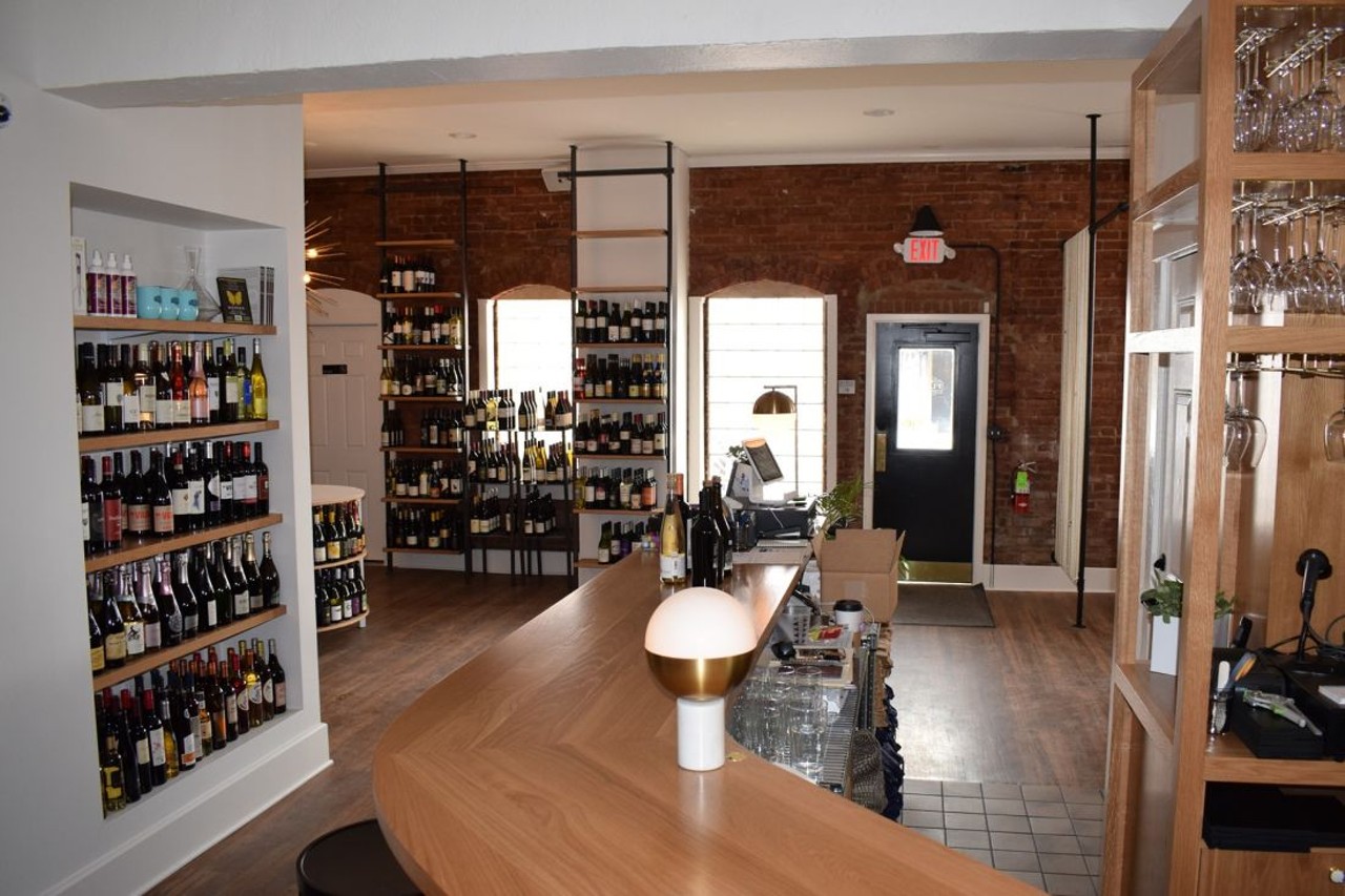  Flight Cleveland
5712 Detroit Ave., Cleveland
Flight Cleveland, a wine shop and bar, opened in the former home of Latitude 41n in the Detroit Shoreway neighborhood. The property features two distinct spaces, one devoted to a large bar and soft seating like sofas, armchairs and banquettes. The opposite side is dedicated to the tasting room and retail bottle shop. Flight is one of the most attractive and appealing spaces around in which to explore and enjoy wine.
Photo by Douglas Trattner