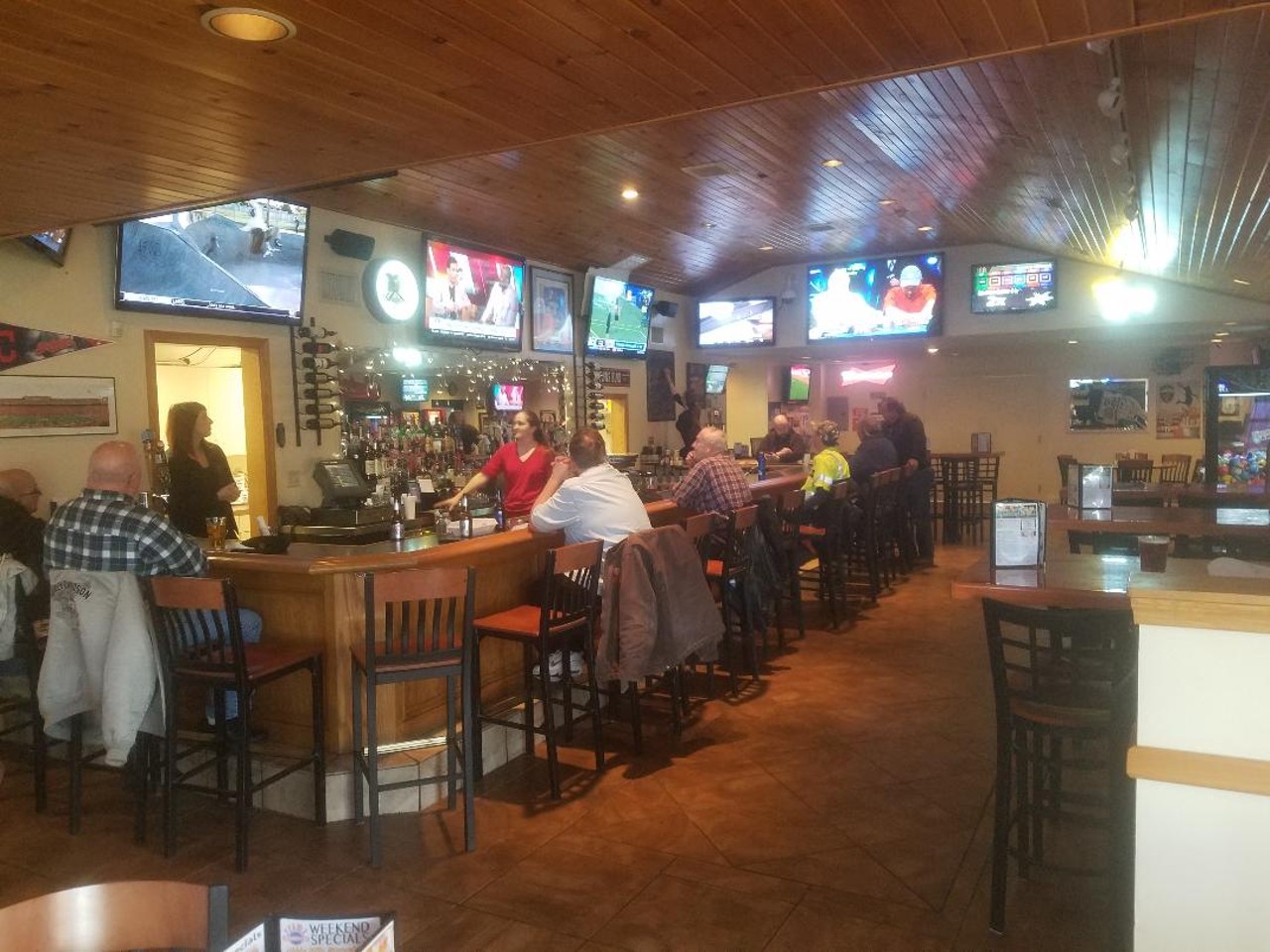 Teamz Restaurant and Bar
6611 Eastland Rd., 440-243-7288
This is a bar full of specials and TVs, where you can enjoy your favorite sports team any day of the week. Ask about their daily specials such as $2 Budweisers, $3 Long Island iced teas and $3 cherry or grape bombs. A TV in every possible corner makes this a great place for watching the Indians. 
Photo by Matthew Poshedley <a