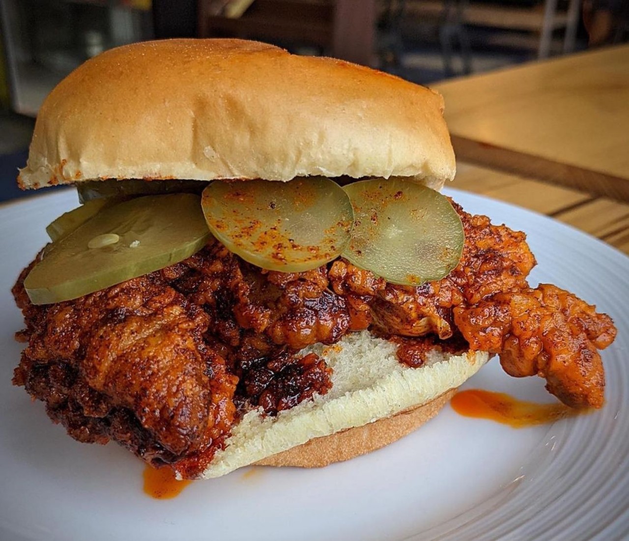  EDWINS
13024 Buckeye Rd., Cleveland
EDWINS made its name as a non-profit upscale French bistro helping formerly incarcerated individuals training in the culinary and hospitality industry. They&#146;ve expanded to two more restaurants, a bakery and a butcher shop all while staying true to their original mission. Recently, they added a Nashville hot chicken sandwich on a temporary basis to their butcher shop menu and it was so popular they had to keep it full time.
Photo via EDWINS/Facebook