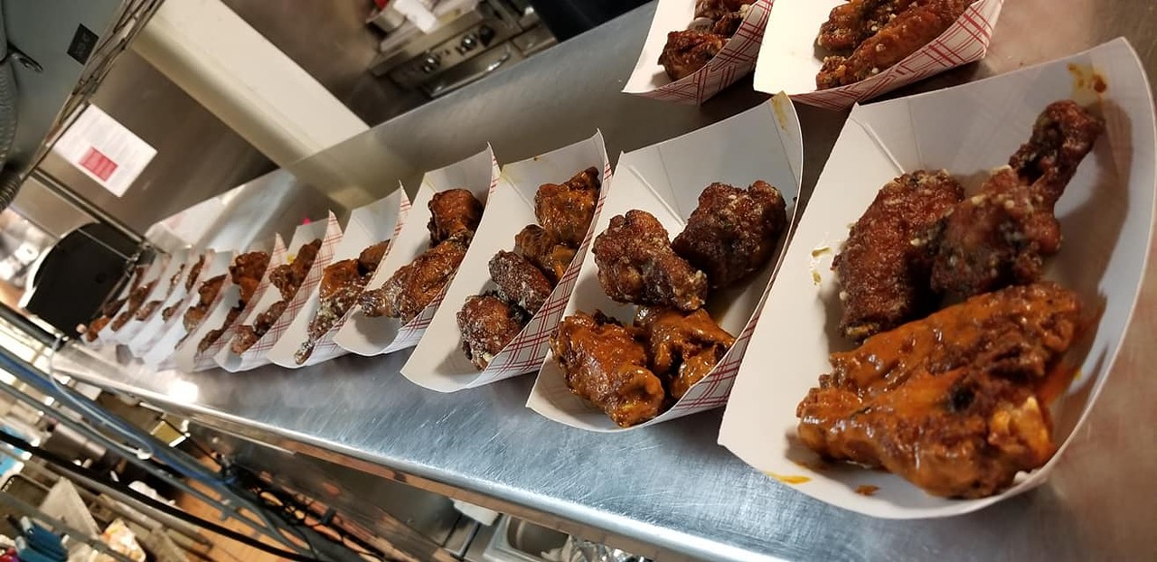 Game On
17103 Detroit Rd., Lakewood and 301 Broadway #G1, Lorain 
Game On is offering two signature wing sauces, buffalo ranch and hot BBQ.
Photo Provided by Restaurant