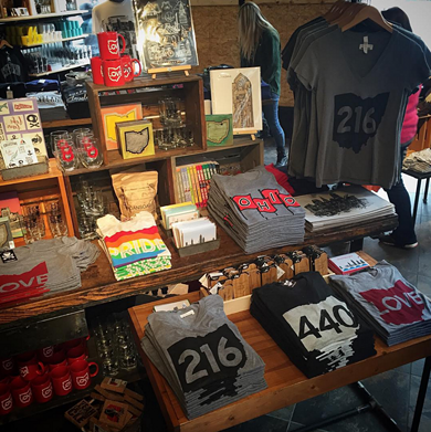 CLE Clothing
    
    At 342 Euclid Ave., The Cleveland Clothing Company has been showing off Cleveland pride one T-shirt at a time. (Photo via @cleclothingco)