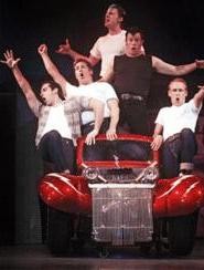 The boys from Rydell profess their love for Greased Lightning.