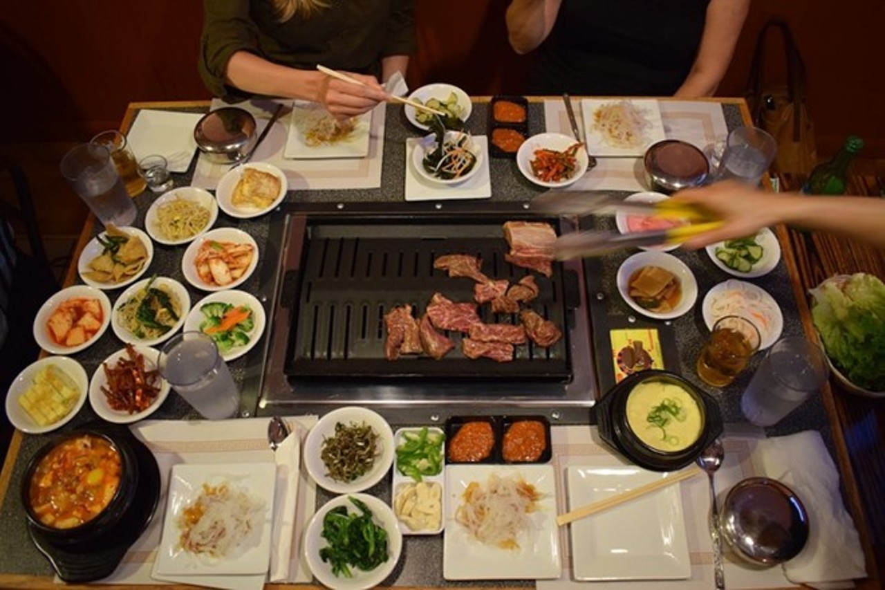  Rising Grill
3709 Payne Ave.., Cleveland
Korean BBQ fans were crushed to learn that Rising Grill in Cleveland’s Asiatown neighborhood had closed in early July. The popular restaurant moved into the former Seoul Hot Pot building in 2018, bringing with it some much needed improvements and consistency. In addition to staples like mandu, seafood pancakes, bibimbap, kimchi soup with pork, fish roe stew with tofu, and seolleongtang, Rising Grill was beloved for its communal grill tables. Items ranged from marinated boneless chicken breast and the ever-popular bulgogi and kalbi on up to combination platters starring a variety of meats and seafood. All we know for now is that management is in search of a new location. Attempts to acquire additional information have been unsuccessful.