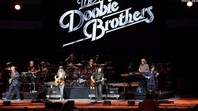 The Doobie Brothers performing at Blossom.