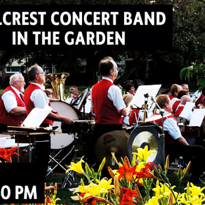 Hillcrest Concert Band at Euclid Public Library in July