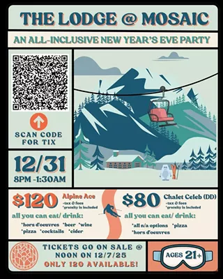 The Lodge @ Mosaic - An All-Inclusive New Year's Party