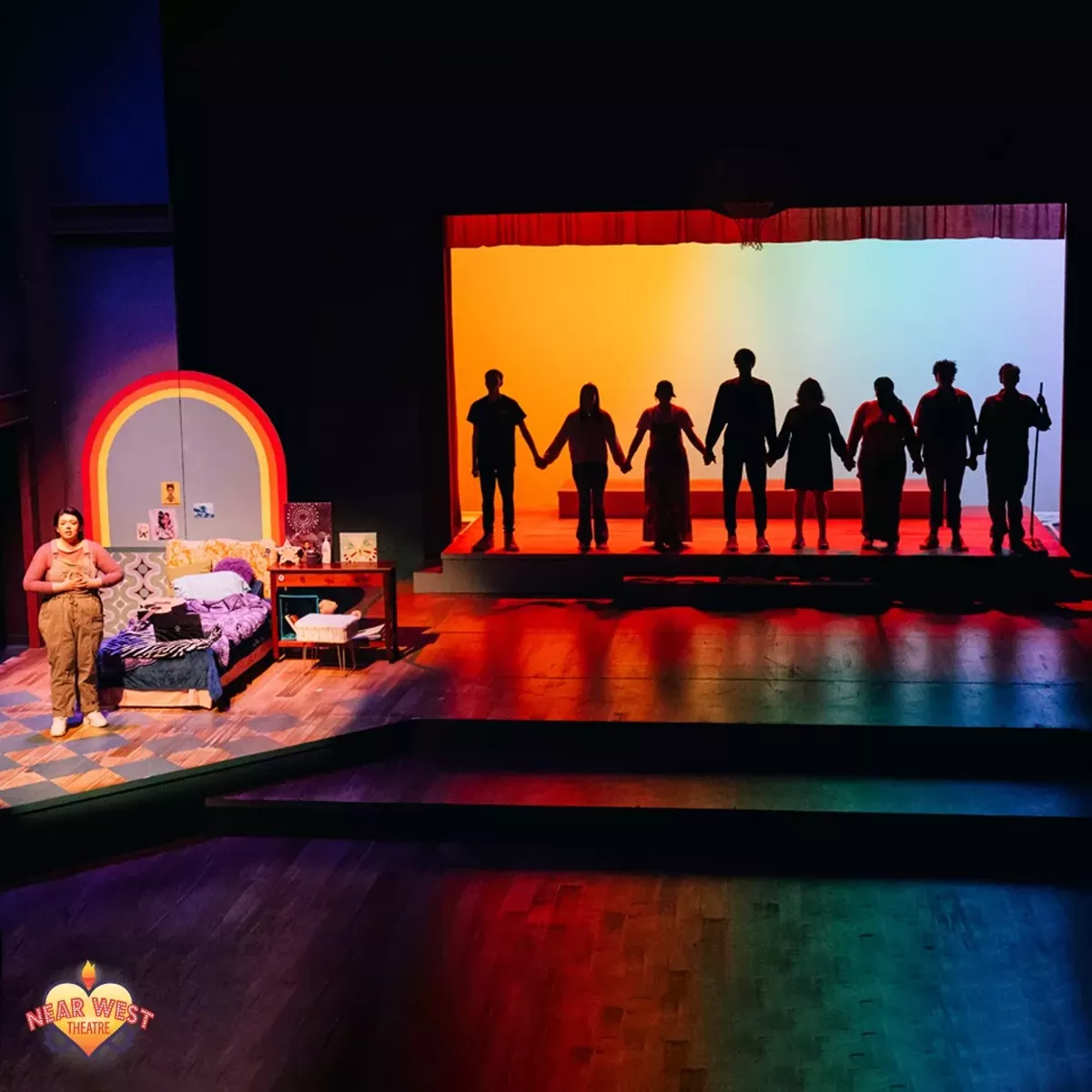 The cast of Near West Theatre's The Prom performs "Unruly Heart"
