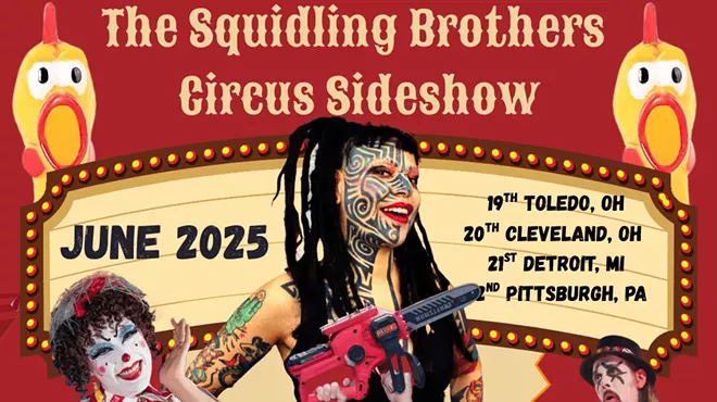 Image: THE SQUIDLING BROTHERS CIRCUS SIDESHOW RUBBER CHICKEN ROADKILL TOUR