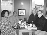 The Undercurrents Anti-Suck Commission: Derek - Poindexter, Ken Miles, John Latimer, and Ed Van der - Kuil (from left).