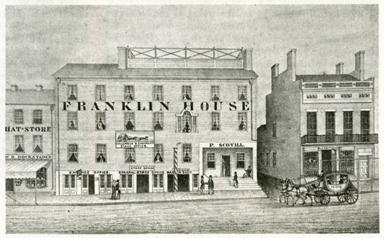  Original Franklin House Hotel, 1826 