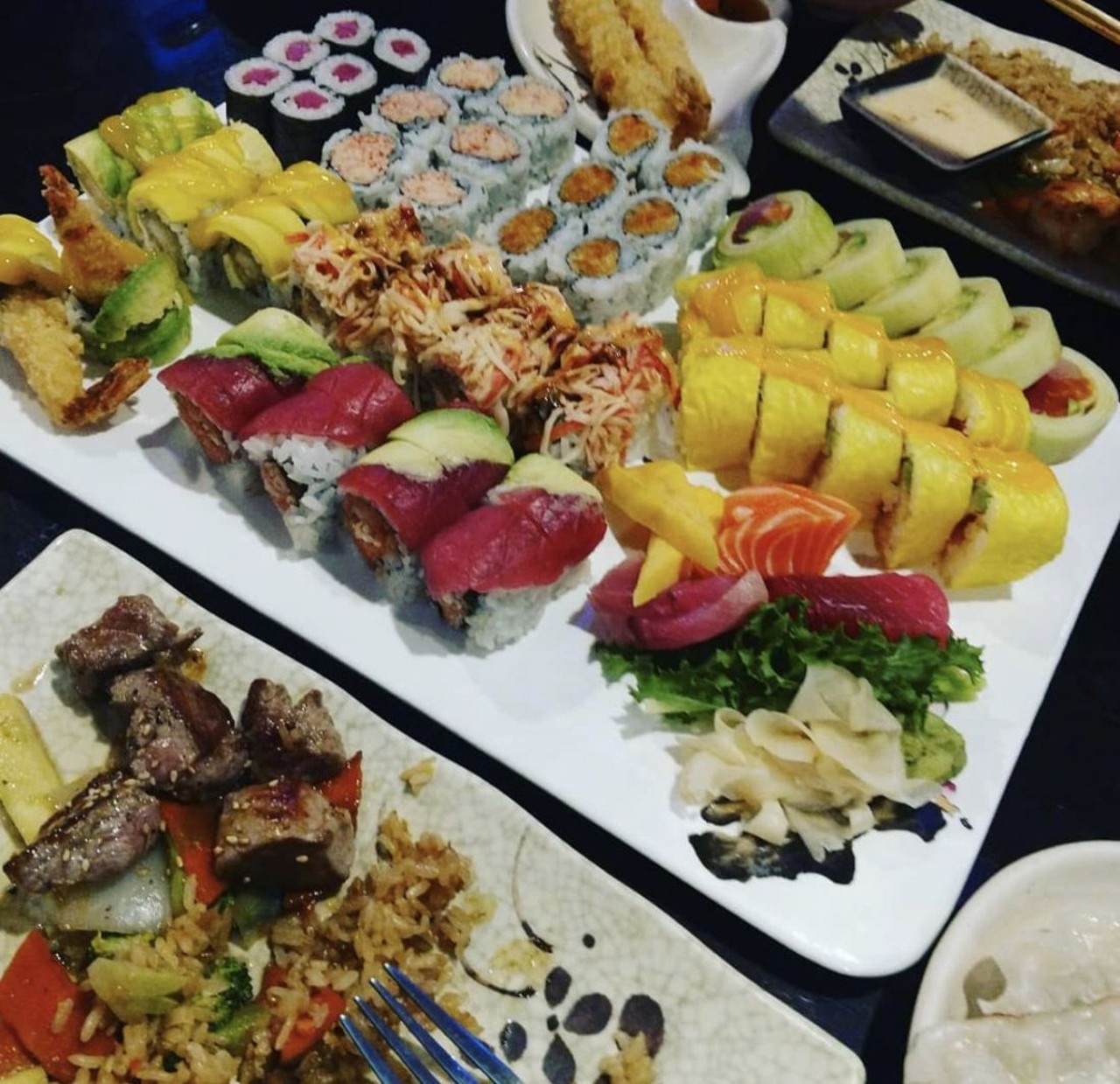 Kintaro
Multiple Locations
“Do u count Buffets? I regularly go to Kintaro in Fairview Park/Brooklyn and for 27$ it's all you can eat Sushi and Hibachi. This is all sashimi, sushi rolls, Nigiri, specialty rolls, fried rice, tempura, hibachi, soup, salad, and more.”
Via 754754/Reddit