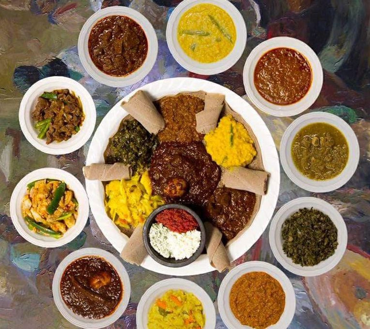  Zoma
2240 Lee Rd., Cleveland Heights
“Zoma's Ethiopian in Cedar Lee. Like. $12-15 (veg vs meat) for a combo platter that is easily 2 meals, maybe 3.”
Via LordSariel/Reddit