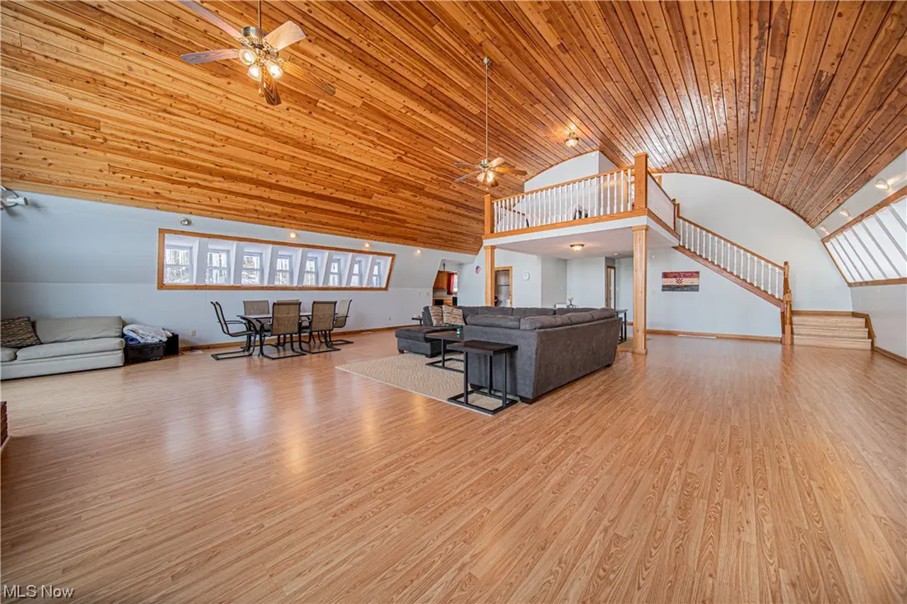 This $2 Million Dollar Chardon Home Sits On 103 Acres and Has a One of a Kind 4,000 Square Foot Vaulted Ceiling