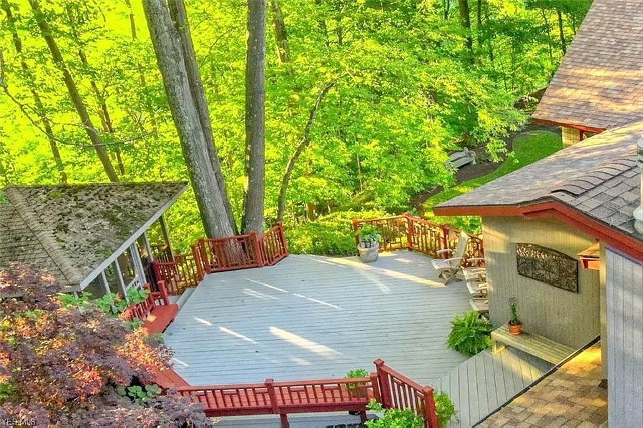 This Chesterland Home Is Basically a Luxury Private Retreat in the Woods
