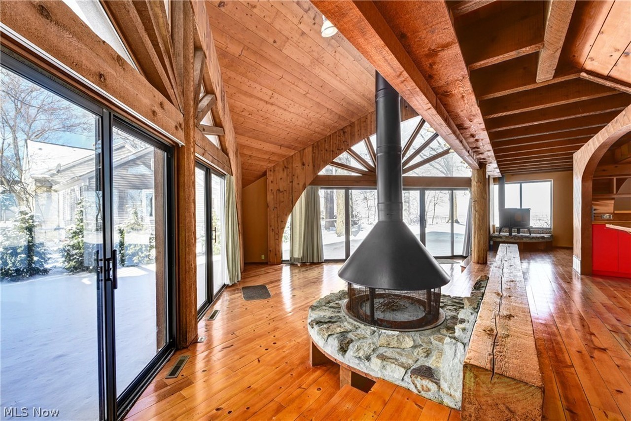 This William Trout-Designed Bay Village Contemporary Cabin Just Hit The Market For $1.1 Million