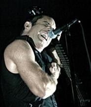 Trent Reznor, putting his all into his angst at the Q. - Walter  Novak