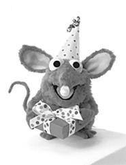 Tutter, the lucky birthday mouse at the center of - Surprise Party.