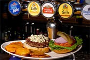 Twenty-eight brews on tap complement dishes like the Ballantine Burger ($9). - Walter Novak
