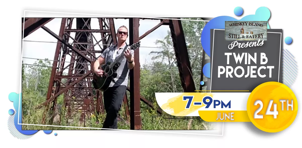 Twin B Project Playing LIVE @ Whiskey Island Saturday, June 24!
