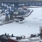 Skating on the Cuyahoga and Poopin on the Lake — How Cleveland's Enjoying the Frozen Tundra
