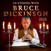 Bruce Dickinson’s Spoken Word Tour Coming to MGM Northfield Park — Center Stage in February