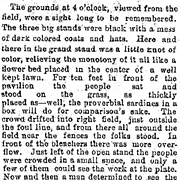 Here's the Plain Dealer Story on the First Baseball Game at League Park, 125 Years Ago Today