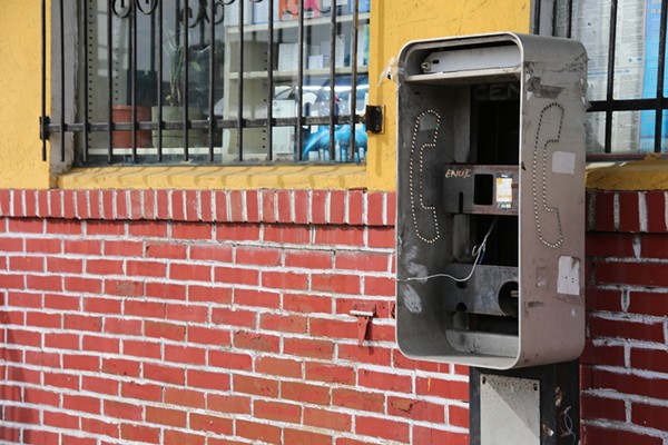 "Payphone" - Photo by Paul Sableman, Licensed under CC BY 2.0
