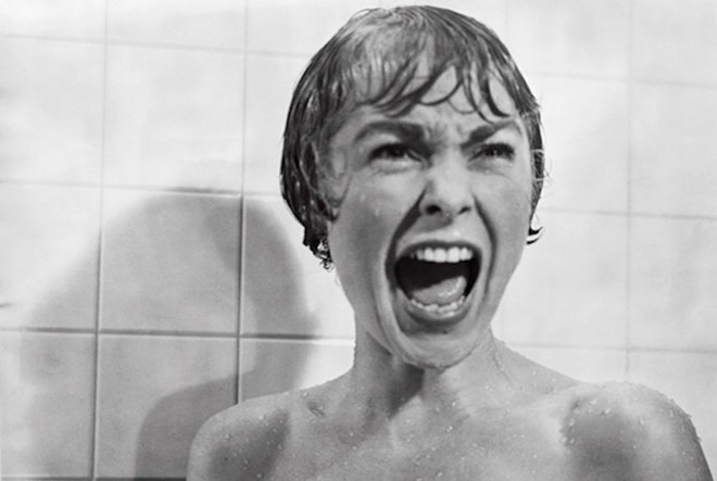 Janet Leigh in Alfred Hitchcock's Psycho (1960).