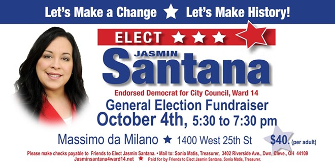 Jasmin Santana Campaign Flyer - FACEBOOK: JASMIN SANTANA FOR WARD 14