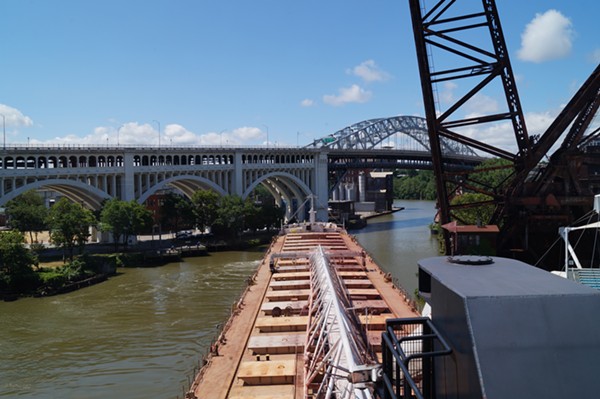 This is What the Cuyahoga River Looks Like Right Now