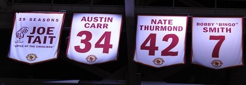 Three Years Ago Today Someone Stole Austin Carr's Banner From the Rafters of the Q