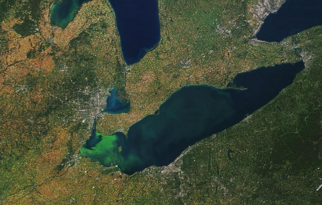 Scientists Say Lake Erie Toxic Algae Blooms Could Be Part of Climate Change Loop