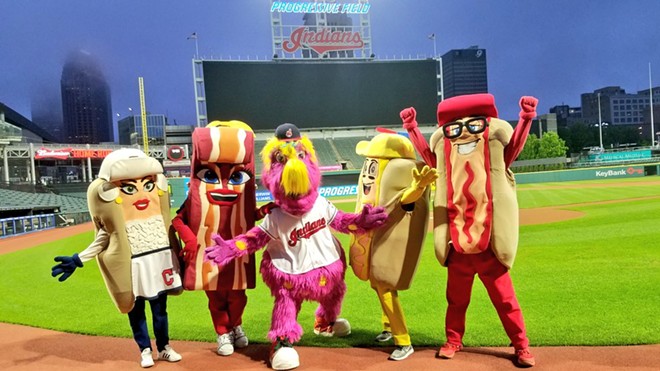 Cleveland Indians Introduce a New Hot Dog Racer, Bacon