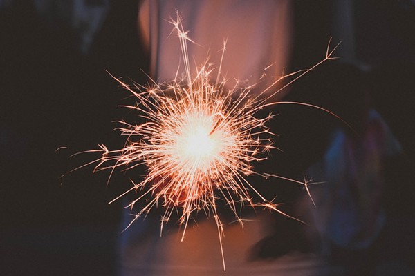 Sparklers are legal for personal use. - Photo via Creative Commons
