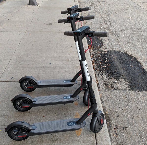 Bird Scooters Have Landed in Cleveland