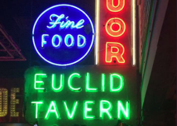 The Original Euclid Tavern Sign is Alive and Well at Jason Aldean's Bar in Nashville