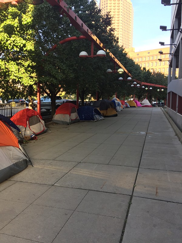 The People in Tents Near the Q Want You to Know They're Not Homeless, But Camping for Twenty One Pilots (2)