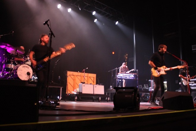 Death Cab For Cutie playing the Agora Tuesday night. - PHOTO BY LAURA MORRISON