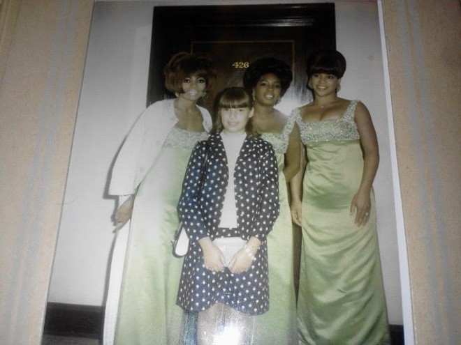 Shelley Berger Rhodes with Dianna Ross and the Supremes. - Courtesy of Amy Glin