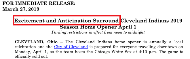 Cleveland Declares, for Billionth Time, that 'Excitement and Anticipation Surround' Upcoming Sporting Event (9)
