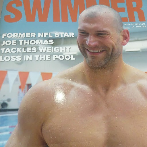 Former Browns Star Joe Thomas Graces the Cover of This Month's 'Swimmer' Magazine
